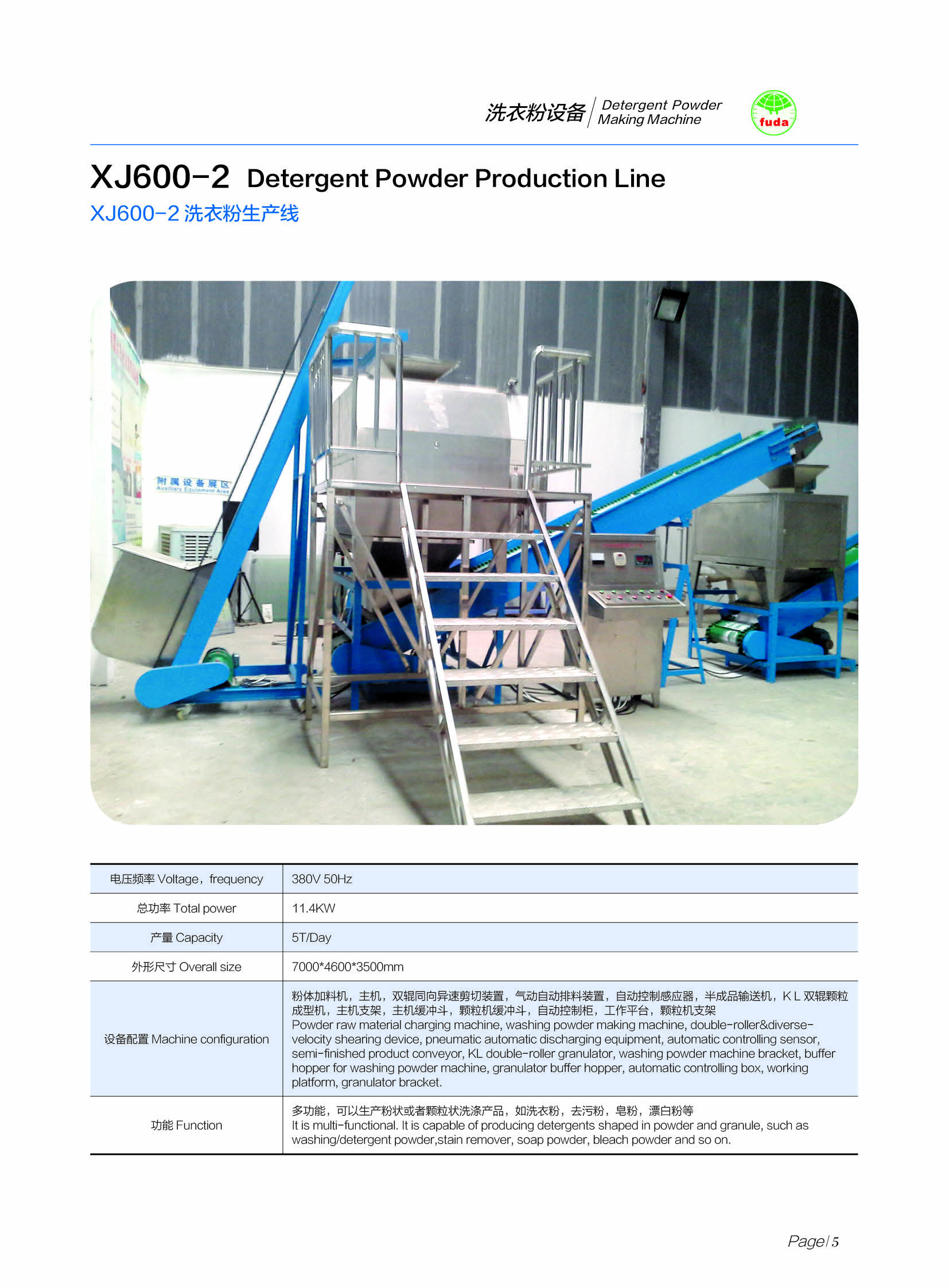 洗衣粉設備港口發運