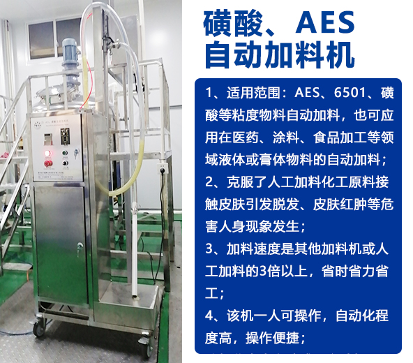 AES磺酸加料機、實驗室乳化機、片堿食鹽自動加料機-04